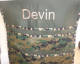 Camo Deluxe Seat Pocket with Personalization