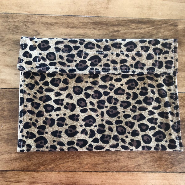 Cheetah - Reusable Snack & Sandwich Bags