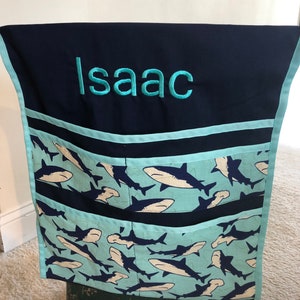 Sharks Deluxe Seat Pocket met personalisatie