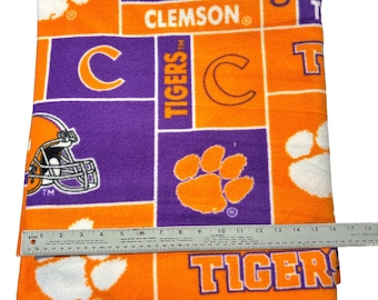 Clemson University Fleece Blanket- Extra Large