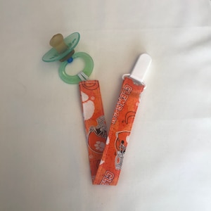 Clemson Pacifier Clip