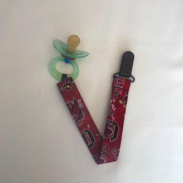 University of South Carolina Pacifier Clip