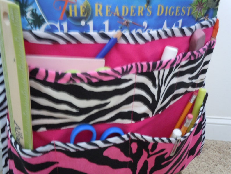 Pink Zebra Deluxe Seat Sack With Monogramming Etsy