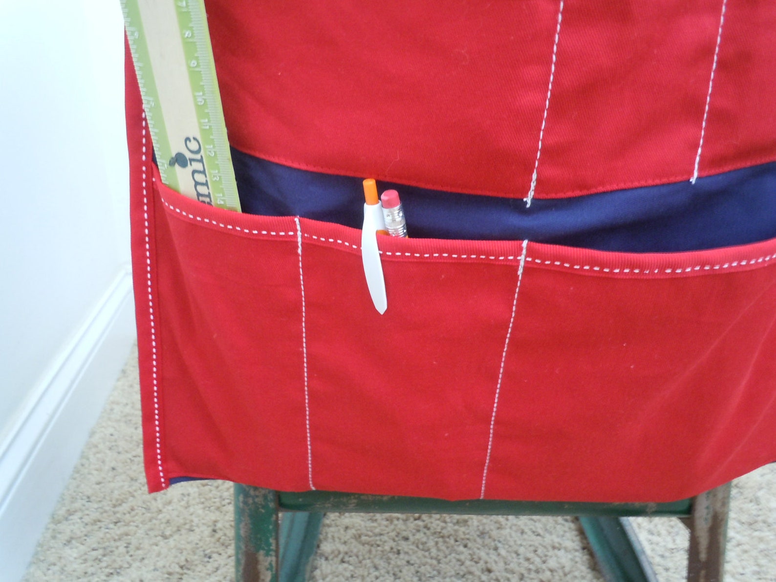 Deluxe Seat Sack with Name Embroidered Choose your colors Etsy