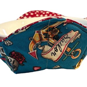Reversible Bowl Cozy- Sailor