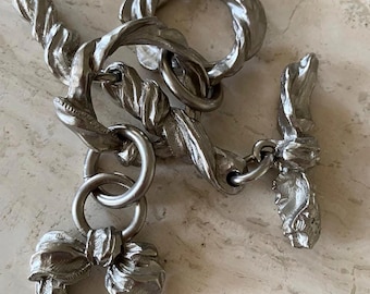 Christian Lacroix vintage Couture Ceinture / Collier en argent