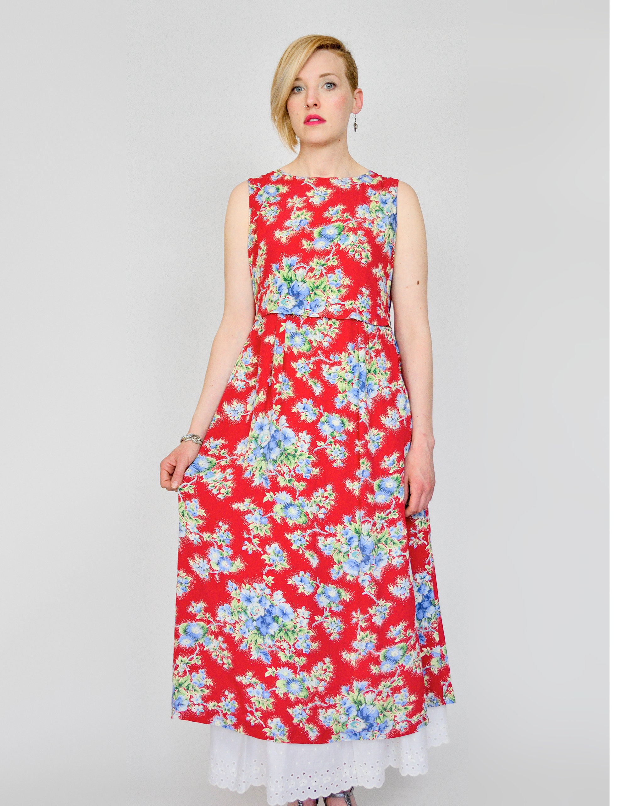 red long sundress