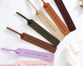 Personalized Bookmark, Engraved Bookmark, Gift for Her, Book Lovers Gift, Party Gifts, Unique Birthday Gift for Readers, Bridesmaid Gift