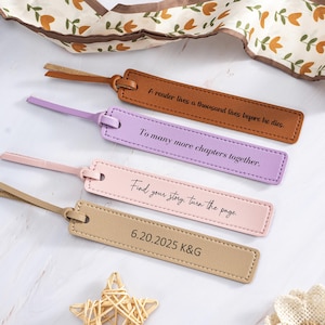 Engraved Bookmark, Custom Text Bookmark, Graduation Gift for Men or Women, Reader Gift for Him & Her, Birthday Gift, Retirement Present
