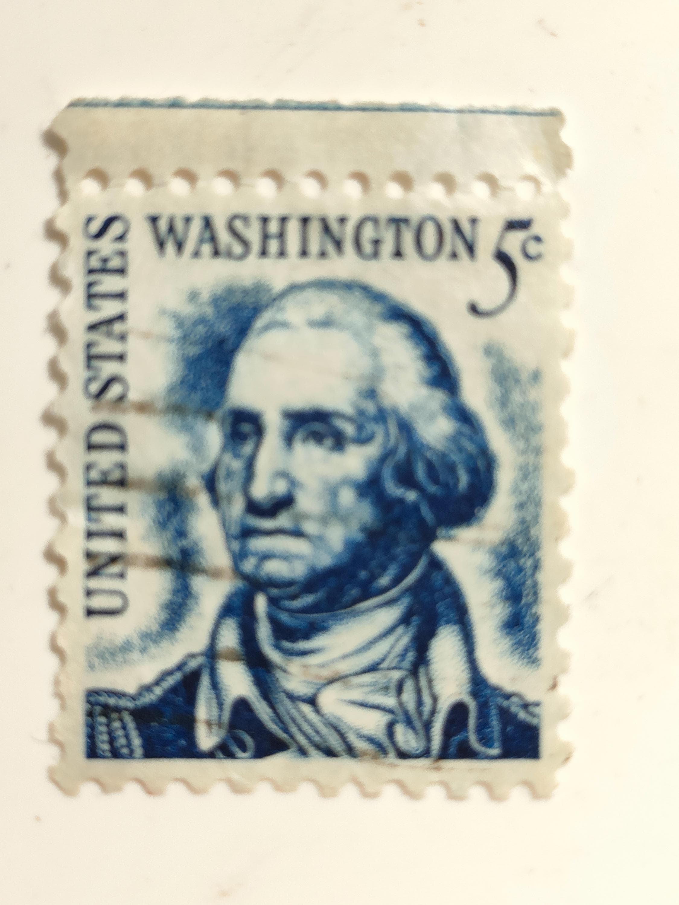 Washington 5 cent blue stamp - Etsy 日本