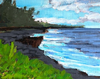 Hawaii Beach Painting, Keaau