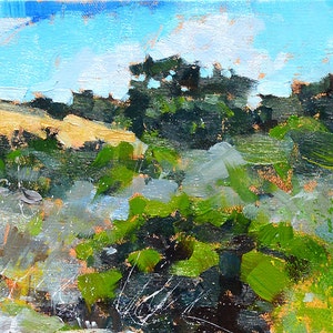 Laguna Canyon, California landscape painting image 1