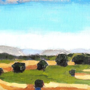 Laguna Canyon, California landscape painting image 3