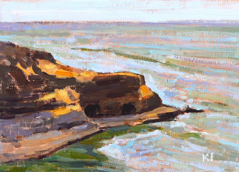 San Diego Landscape Painting, Bay from Liberty Station image 7