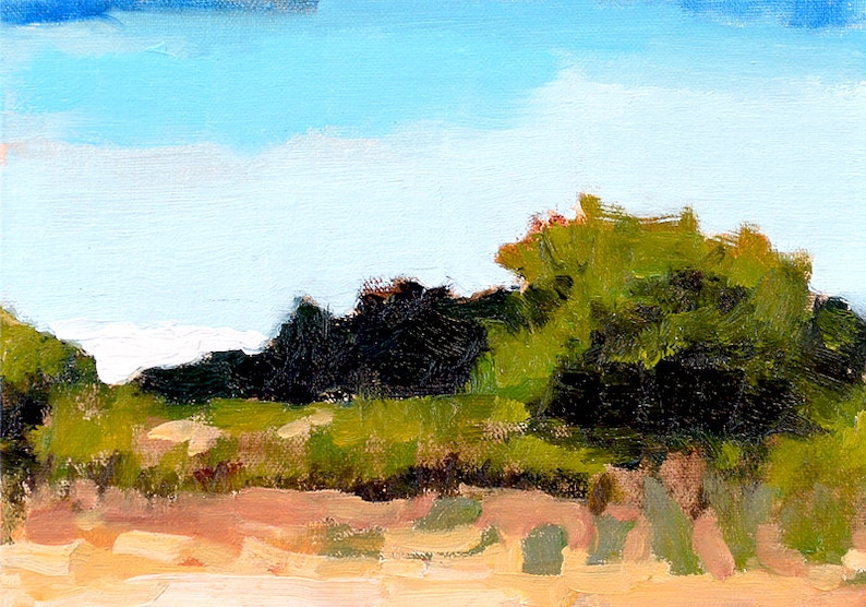 Laguna Canyon, California landscape painting image 2