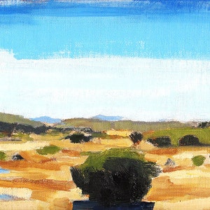 Laguna Canyon, California landscape painting image 4