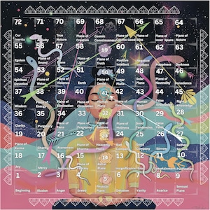 Leela Game Field Digital Design English, Download LEELA game board of Self Discovery