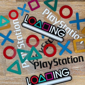 PlayStation Inspired Controller Button Vinyl Decal