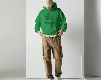Kindred Spirits Memorial Sculpture, Choctaw Nation Ireland Friendship Unisex Hoodie