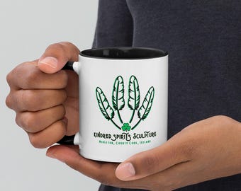 Kindred Spirits Memorial Sculpture, Choctaw Nation Ireland Friendship Mug with Color Inside