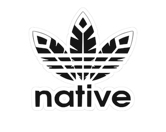 Native Feathers Sticker | Kiss-cut vinyl laptop decal