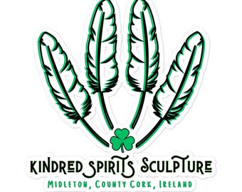 Kindred Spirits Memorial Sculpture, Choctaw Nation Ireland Friendship Bubble-free stickers