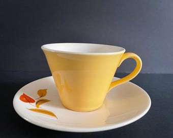 Salem China Company Mandarin pattern tea cup and saucer