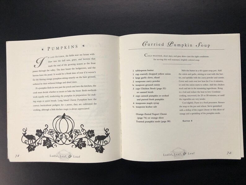 Ladle Leaf and Loaf Soup Salad and Bread for Every Season Etsy