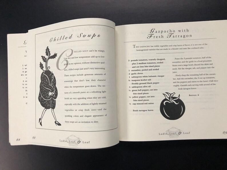 Ladle Leaf and Loaf Soup Salad and Bread for Every Season Etsy