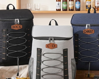 Groomsmen Cooler Backpack, Personalized Beer Cooler Bag for Men, Best Man Bachelor Party Gift, Insulated Golf Picnic Travel Cooler Bag Gift