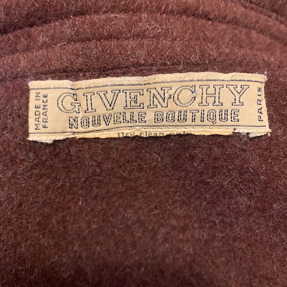 Vintage Givenchy Nouvelle Boutique Wool Coat 1970… - image 6