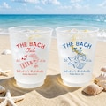 Custom Bachelorette Party Cups - Personalized Beach Bach Cups, Bach Club Cups, Custom Bach Party Cups, Girls Trip and Bach Weekend Cups