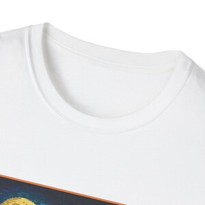 Pixel Art Ghost Halloween T-Shirt, Witch Hat Ghost and Pumpkin, Japanese Retro Game Tee image 3
