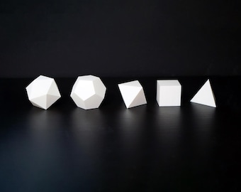 The Five Platonic Solids