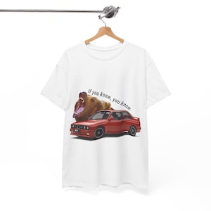 Funny BMW E30 Unisex Heavy Cotton Tee