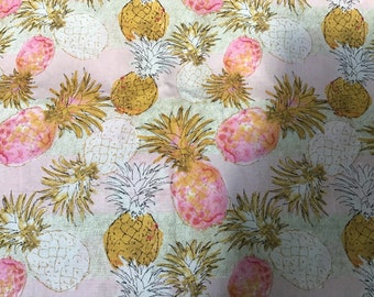 Pineapple fabric 4 yards ships free