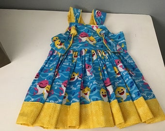 Baby Shark girls dress sizes 12 months and 18 months