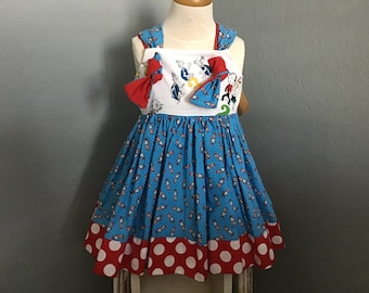 Girls Handmade Dr. Seuss dress