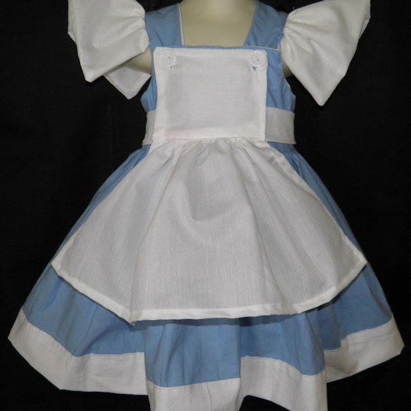 Alice in Wonderland Boutique Dress Halloween Costume Size 2T 3T 4T 5 6