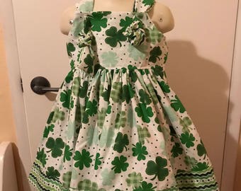 St Patrick’s Day Girls Dress sizes 3t