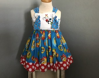 Girls Handmade Dr. Seuss dress