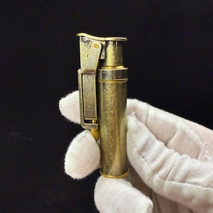 WWI Trench Lighter: Refillable Brass Steampunk Firestarter