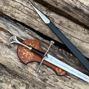 Custom Handmade Reforged King’s Sword Replica – Medieval Fantasy Display Sword, Royal Hero Sword for Wall Decoration & Hanging, Cosplay Gif