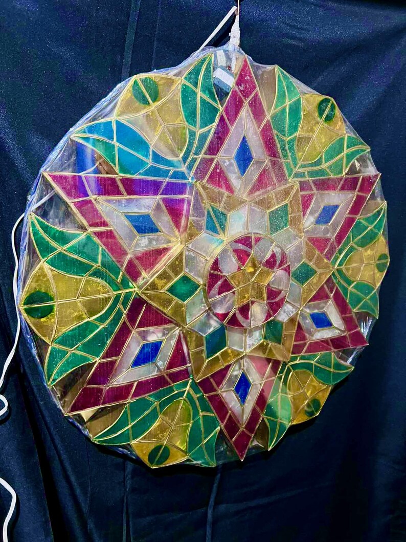 Colorful Filipino Christmas Parol Lantern – Handmade Capiz Shell Star ...