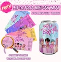 KPop Demon Hunters Printable | Kpop Saja Boys Soda Pop Sleek Can Wrapper Label | Demon Hunter Birthday Party Favors | Demon Hunters Fan Art