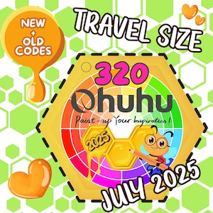 Printable 320 Ohuhu Honolulu Marker Swatch Cards | Chromatic Sheets| Organized DIY Color Testing Templates | Coloring Charts | Instant PDF