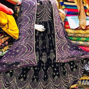 Modern Afghan Kochi Maxi Dress – Long Elegant Gown for Parties & Special Events