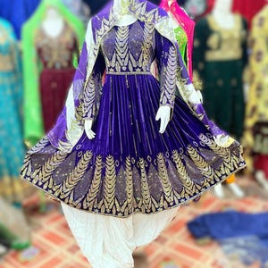 Afghani Frock – Hand Embroidered Traditional Dress for Celebrations & Parties
