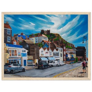 Hastings - Coastal Town Print Framed