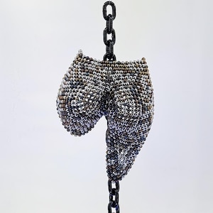Contemporary Welded Steel Art Wall Mount Decor - Original Sculpture Bodies, Luxury Home Decor, Collectible Butt Shape Sculpture